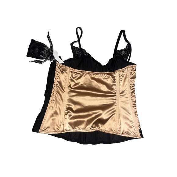 Chantelle Floral-Lace Soft Gold Corset Bustier Iv 36C Shape Wear Lingerie NWT - Picture 5 of 10